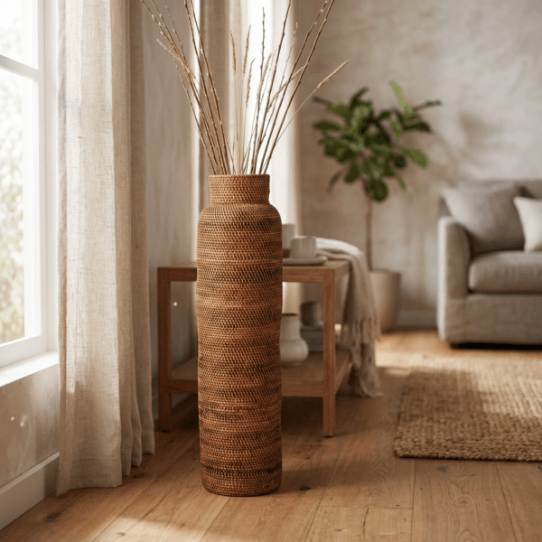 Βάζο rattan large g-n
