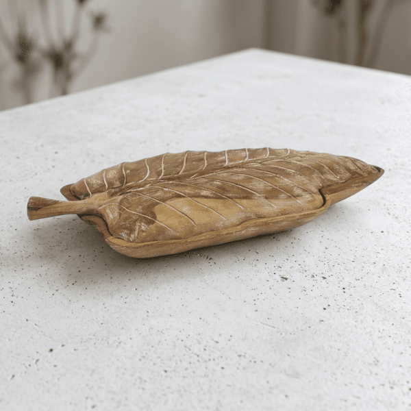 Κουτί Leaf teak m-y