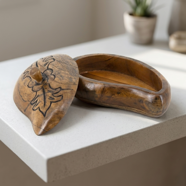 Κουτί Flower teak m-y